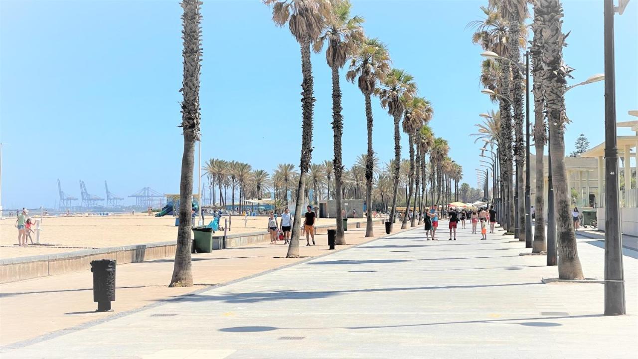Beach Valencia Luxury - B40-21 - Apartament On Beach Bagian luar foto